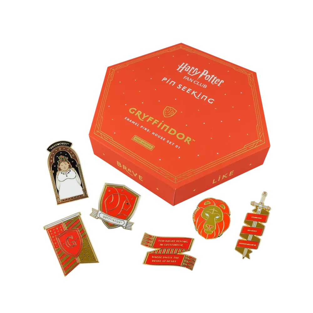 First Edition Gryffindor Enamel Pin Set $22.00 Souvenirs