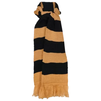 Hufflepuff Wide Stripe Scarf from Lochaven $12.88 Clothing