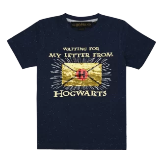 Kids "Waiting For My Letter" Sequin T-Shirt $8.64 Clothing