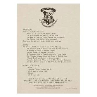 Personalized Hogwarts Acceptance Letter $8.80 Collectables