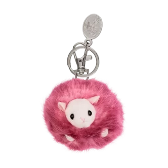 Pink Pygmy Puff Keyring $2.80 Soft Toys