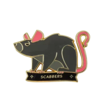 Scabbers Enamel Pin $3.44 Collectables