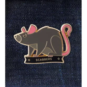 Scabbers Enamel Pin $3.44 Collectables