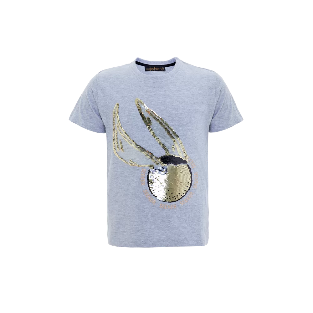 Kids Golden Snitch Sequin T-Shirt $7.92 Clothing