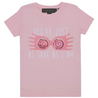 Kids Luna Sequin Glasses T-Shirt $7.68 Clothing